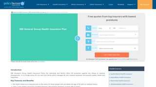 SBI General Group Health Insurance Plan - Policybazaar