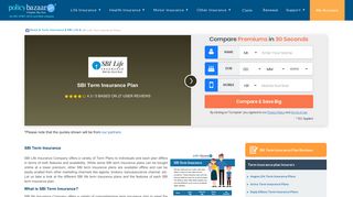 SBI Term Insurance - Best SBI Life Term Insurance Plan Online
