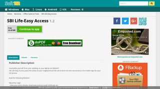 SBI Life-Easy Access 1.2 Free Download