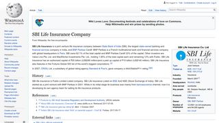 SBI Life Insurance Company - Wikipedia