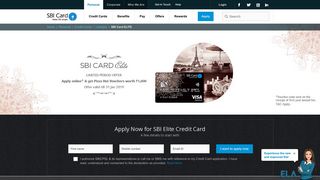 SBI Elite Credit Card - Benefits & Features - Apply Now | SBI Card