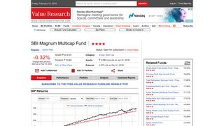 SBI Magnum Multicap Fund : Fund Snapshot : SBI Mutual Fund ...