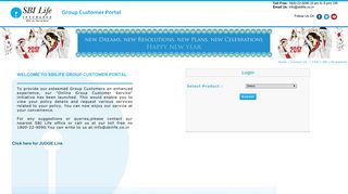 SBI Life Group Customer Portal