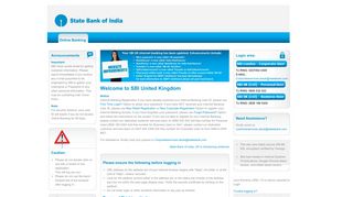 State Bank Of India, UK - OnlineSBI Global