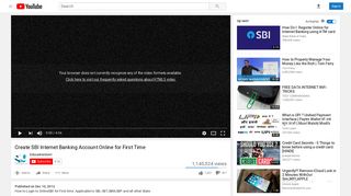Create SBI Internet Banking Account Online for First Time - YouTube