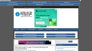 OnlineSBI Login Personal Banking & Corporate Banking – Online SBI ...