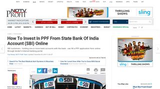 SBI online (SBI internet banking): How To Set Up PPF Public ...