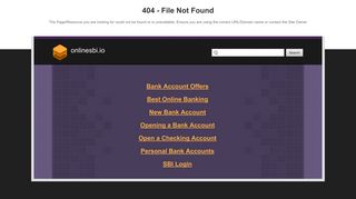 Online Internet Banking ::– Personal Banking | :: Online SBI :: – Login ::