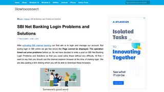 SBI Net Banking Login Problems and Solutions - Howtoconnect