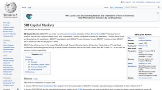 SBI Capital Markets - Wikipedia