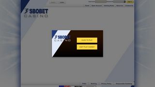 Welcome to SBOBET Casino