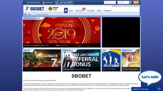 SBOBET | Asian Handicap Betting - Sports Betting by SBOBET