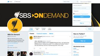 SBS On Demand (@SBSOnDemand) | Twitter