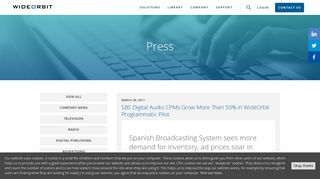 SBS Digital Audio CPMs Soar in WideOrbit Programmatic Pilot