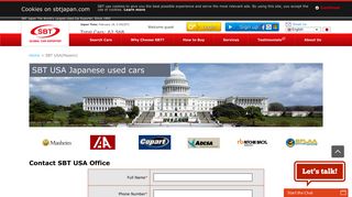 Quality Japanese Used Cars For Sale In USA - SBT Japan | SBT JAPAN
