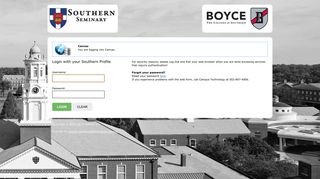 SBTS/Boyce College – Authentication