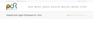 SwipeClock Login Employee In / Out - Payday Resources PDR ...