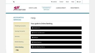 Online Banking Help - SC State Credit Union
