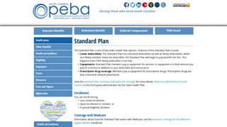 SC PEBA | SHP Standard Plan