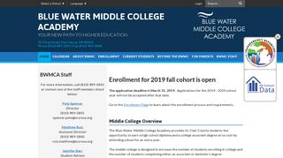 Board Policies - Blue Water Middle College Academy
