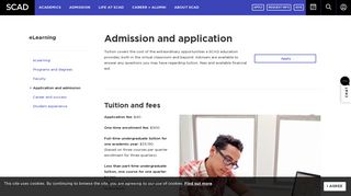 Application and admission | SCAD