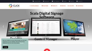 Scala Content Manager - Click Grafix