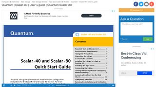 Quantum Scalar i80 | manualzz.com
