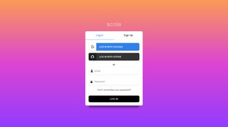 Login to your Scale Account - Scale