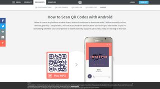 How to Scan QR Codes with Android - QR Code Generator