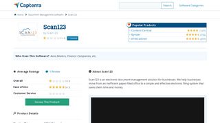 Scan123 Reviews and Pricing - 2019 - Capterra