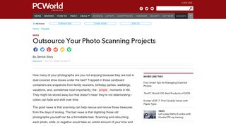 Outsource Your Photo Scanning Projects | PCWorld
