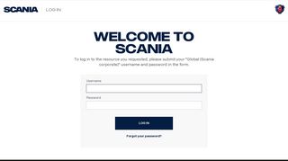 Scania account - Login to Scania