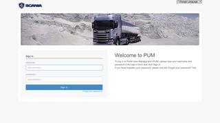 Sign In to Scania