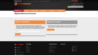 MyScanSource Account | ScanSource, Inc.