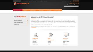 My Account | ScanSource POS and Barcode