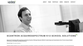 Scantron AcquiresSpectrum K12 School Solutions - Updata Partners