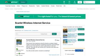 Scarlet Wireless Internet Service - Curacao Forum - TripAdvisor