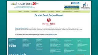 Scarlet Pearl Casino Resort - Links - Casino Careers