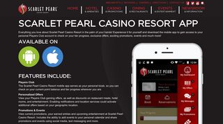 Scarlet Pearl Casino Resort App