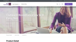 Outward Remittance via SCB Easy Net