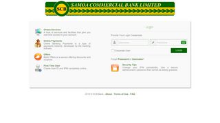 SCB Online Banking :: Welcome