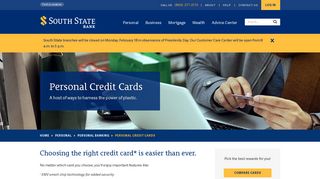Personal Credit Cards - South State Bank