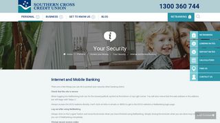 Southern Cross Credit Union Ltd - Community Banking - Internet and ...