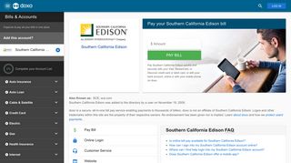 Southern California Edison (SCE): Login, Bill Pay, Customer Service ...