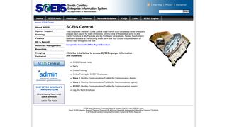 SCEIS Central » South Carolina Enterprise Information System