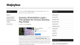Scentsy Workstation Login – The Guides for Access Scentsy Pay Portal