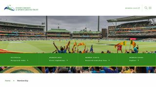 Membership - Precinct - Sydney Cricket Ground