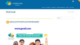 My SC email | Strathfield College