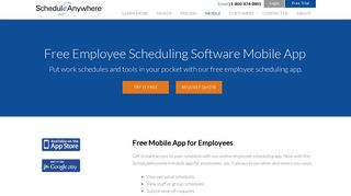 Free Mobile Scheduling App for Employee Scheduling