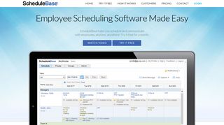 Employee Scheduling Software - Online Schedule Maker & Work ...